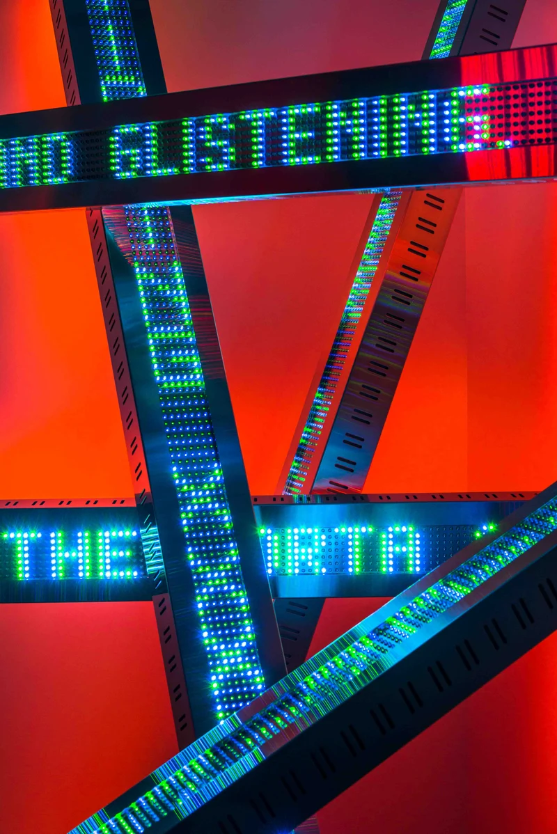 Instalación LED de Jenny Holzer en Serralves