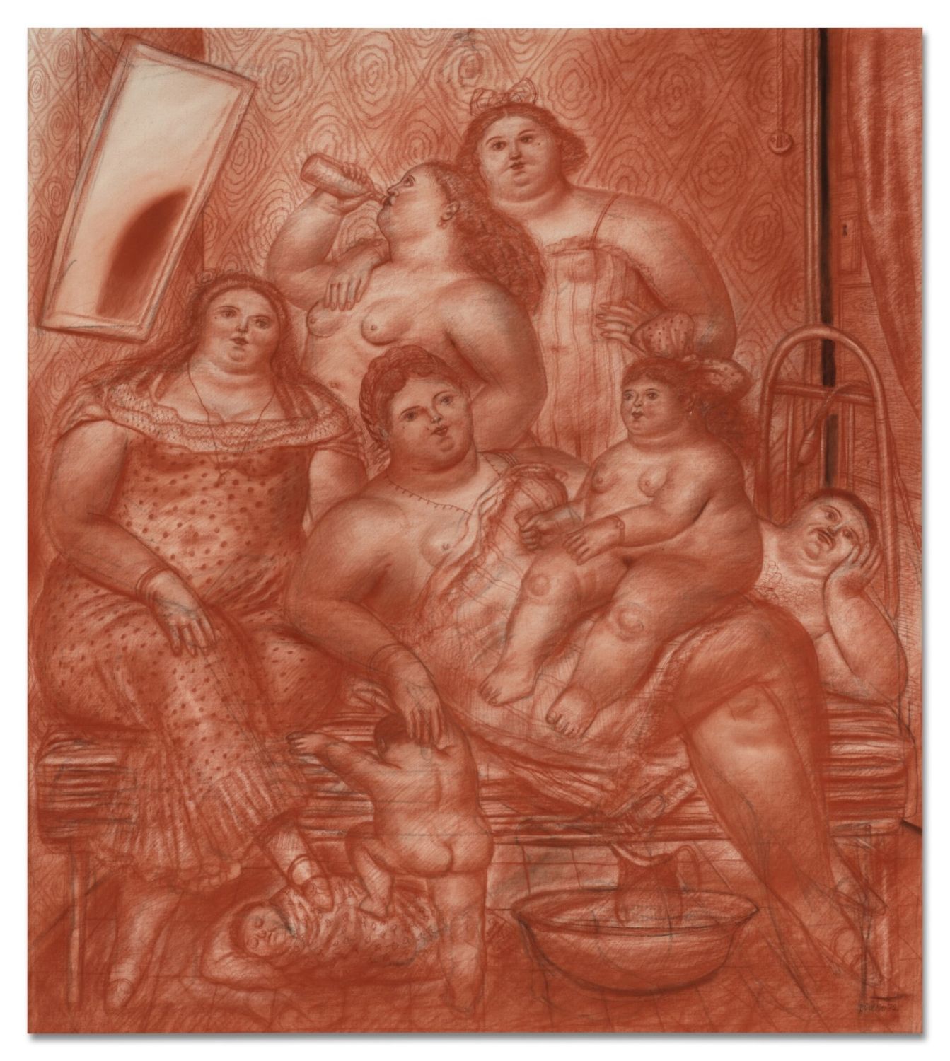 Fernando Botero, The House of Ana Molina, 1972