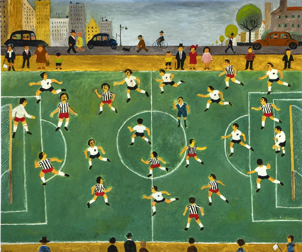 Abel Quezada, Juego de futbol en una ciudad doblada