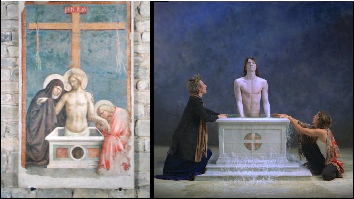 Bill Viola, The Greeting — fotograma